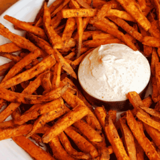 Sweet Potato Fries with Chipotle Mayo