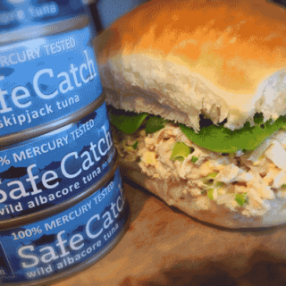 Tuna Sauerkraut Egg Salad Sandwich