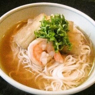 Chilled Soba Noodle Soup