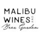 Shows a logo for Malibu Wines and Beer Garden with written text, no image